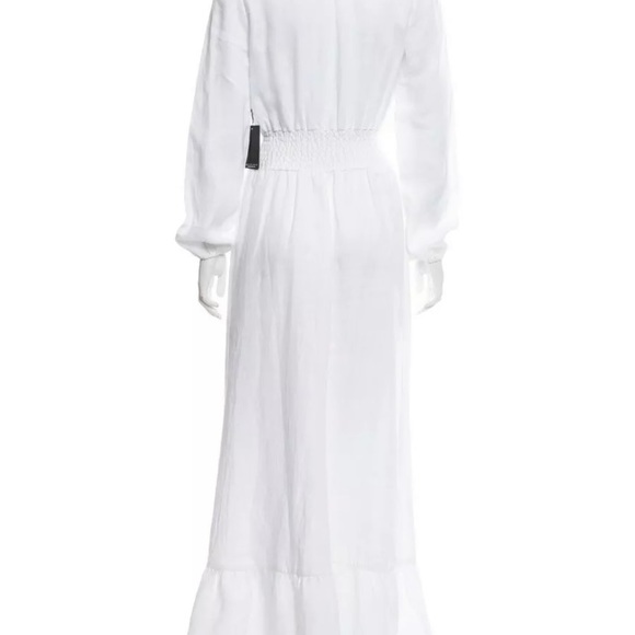 Reformation Chantal White Linen Dress size M - Picture 7 of 14